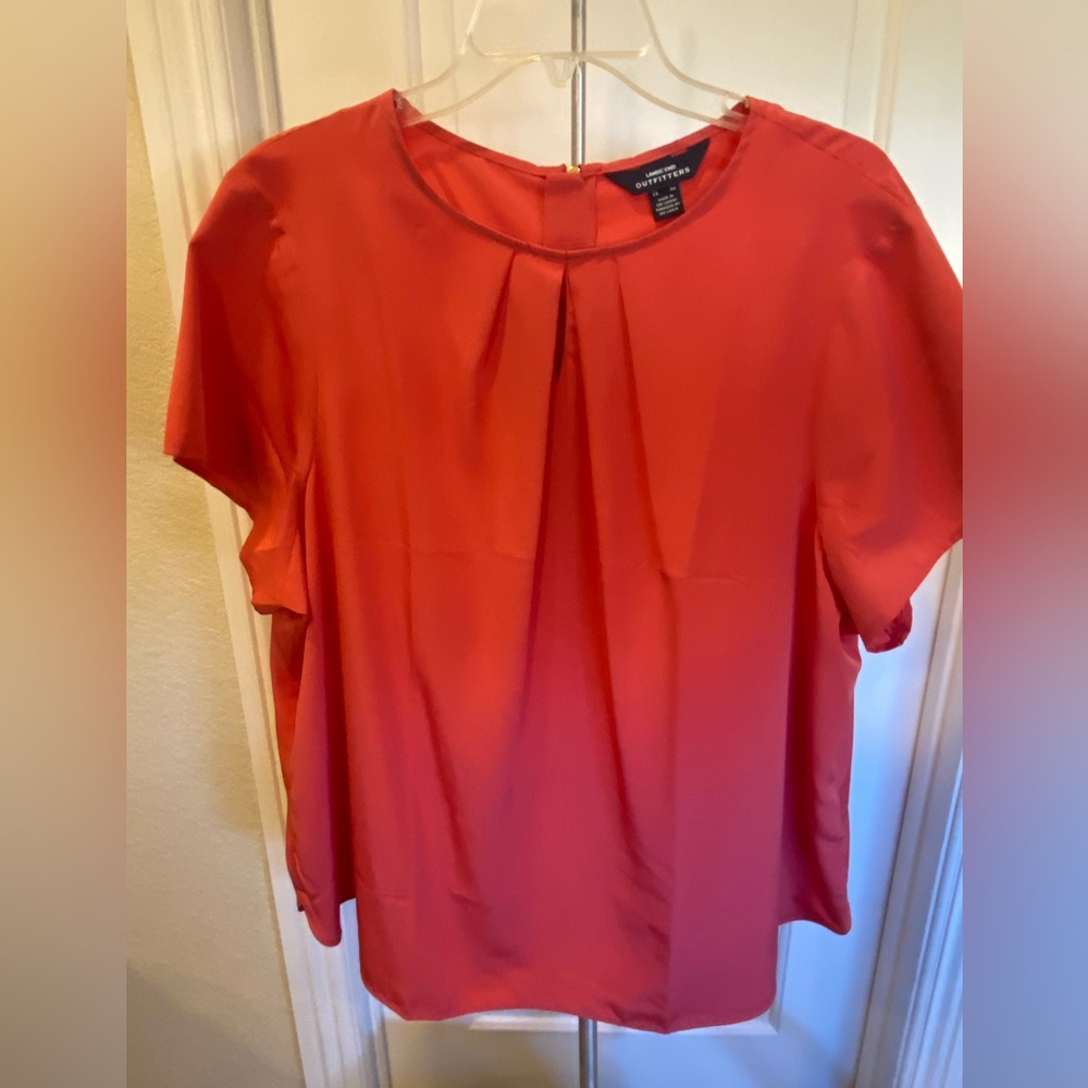 Coral Poly silk blouse